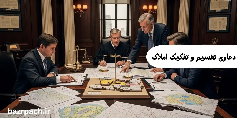 دعاوی تقسیم و تفکیک املاک دعاوی تقسیم و تفکیک املاک