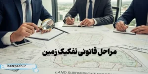 مراحل قانونی تفکیک زمین