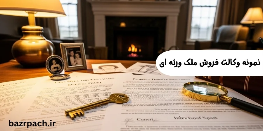 نمونه وکالت فروش ملک ورثه ای: راهنمای جامع از تنظیم تا امضا نمونه وکالت فروش ملک ورثه ای: راهنمای جامع از تنظیم تا امضا